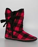 Sugar The Origami Boot in Pink Hunter's Plaid,Shoes for Women