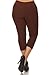 Leggings Depot Womens Popular PLUS CAPRI CROPPED SOLID HIGH WAIST LEGGINGS
