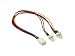 Lüfter-Y-Adapterkabel, 3-pin Bu. an 2 x 3-pin St., Good Connections®