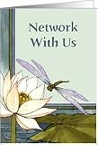 Dragonfly Pond, Network invite Card