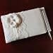 Vintage Lace Guest Book & Pen Set (Ivory) (4H x 10.5W x 6D)