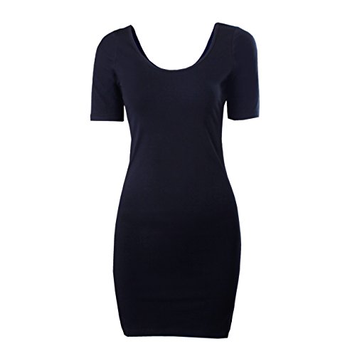 slim fit dress slacks Crease Ease Mauve Solid Bodycon V-Neck Half Sleeve Slim Fit Knee-Long main image 0