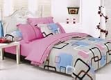 Geo Squares Comforter Set Twin Xl