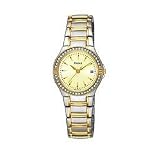 Pulsar Ladies Crystal Two-Tone Watch #PH7048 by Pulsar