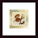 Finishing Touch I, The by David Marrocco 8.00X8.00 Framed with Black Wood Frame