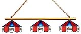 Imperial Philadelphia 76ers Billiard Lamps Glass 3 Shade