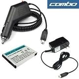 Bargaincell- 3-Piece Value Combo Pack Of HTC T-Mobile Dash PDA Smartphone Includes: Vehicle Cigarette Lighter Power Charger with IC Chip + Home Wall Travel Plug in Ac Charger + Standard Lithium-Ion Replacement Battery