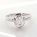 0.30 Carat Princess Diamond Engagement Ring in 18ct Solid White Gold
