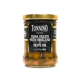 Tonnino Tuna Filets with Oregano in Olive Oil - 6.7 oz