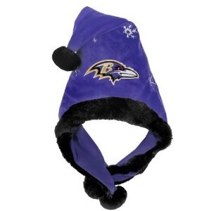 Baltimore Ravens NFL Thematic Santa Hat