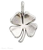 31 5N8KcIsL. SL160  Sterling Silver 18 Box Chain Necklace With Small Four Leaf Clover Good Luck Pendant