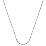 Stunning Shiny 925 Sterling Silver Twisted Rope Chain