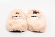 Chaussons chauffants marron.L