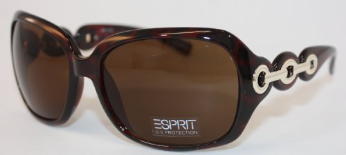 Esprit Sunglass Tortoise Square Wrap 19331 532