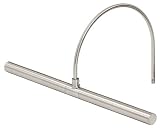 House of Troy APH16-52 Profile 2 Light Piano Lamp in Satin Nickel