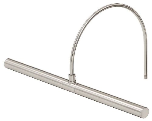 House of Troy APH16-52 Profile 2 Light Piano Lamp in Satin Nickel