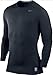 Nike 449788 Core Fitted LS Top 1.2 - Dark Obsidian