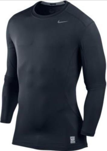Nike 449788 Core Fitted LS Top 1.2 - Dark Obsidian
