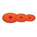 Rachael Ray Accessories 3-Piece Top This! Suction Lid Set, Orange