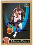 Maurice Cheeks Autographed/Hand Signed Basketball Card (New York Knicks)