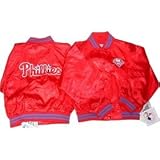 Philadelphia Phillies MLB Kids/Child Embroidered Nylon Team Jacket By Genuine Stuff