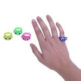 Neon Wiggle Eye Ring