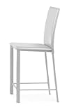 Zuo Modern Furniture Design Arcane Counter Chair White (Set Of 2) Leatheret ....