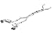 Borla 140688CF ATAK Cat-Back Exhaust System Carbon Fiber Tips 3 in. Into Muffler 2.25 in. Out 4 in. Dual Round Rolled Angle Cut Tip Dual Split Rear Exit ATAK Cat-Back Exhaust System