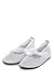 Toddler3 to Youth3 Ballet Flat Girl Shoe with Ribbon Tie in Pink Ivory White Black Gold Silver