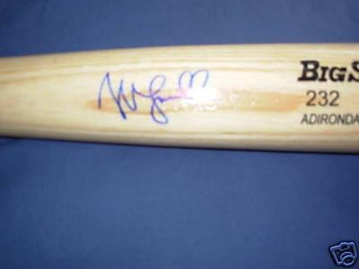 Mike Lowell Signed Bat - COA - Autographed MLB Bats