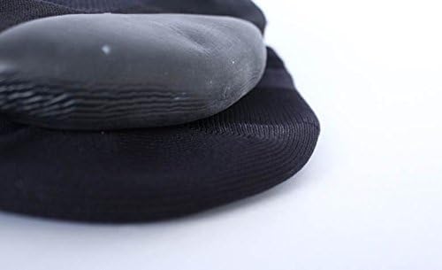 Aer Sox Ladies' Compression Socks with Moisturizing Gel Heel. Ideal for Maternity, Traveler, Nurses. Graduated Knee High Medical Support Hose 25-30 mmHg in Black. One Size Only M/L