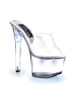 6 3/4 Inch Sexy Dancer Shoes Evening Wear Nightlife Club Wear Light Up Platform Slide