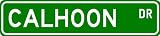 CALHOON Street Sign ~ Personalized Family Lastname Sign ~ Gameroom, Basement, Garage Sign ** - B0009M0KI6