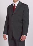 Jones New York Gray Herringbone 3-Button Vested Suit