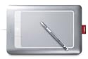 Wacom Bamboo Fun - USB Graphics Tablet with Pen. Multi-touch screen. Silver Color, 1 Year Warranty.