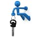 MONKEY BUSINESS key Pete(キーピート) ブルー 91061
