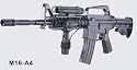 Airsoft M16-A4 Spring Rifle W/Laser, LED ILLUMINATOR NEW SR-5207