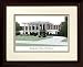 University of New Orleans Alma Mater Alma Mater 14x18 Lithograph in Mahogany Frame