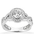 1.00CT 14k White Gold Round Diamond Fancy Engagement Ring Vintage Antique Like Color (G/H) Clarity (I1/I2)