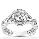 1.00CT 14k White Gold Round Diamond Fancy Engagement Ring Vintage Antique Like Color (G/H) Clarity (I1/I2)