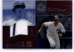 2004 Reflections #157 Jorge Posada - New York Yankees (Piece of Authentic Jersey ) (Baseball Cards)