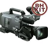 AG-HPX500 2/3 Shoulder Mounted P2 Camcorder Kit, 1080p/1080i/720p, NTSC/PAL, included 4 16GB P2 Car