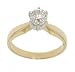 14KT Yellow Gold Engagement Ring 1cttw Diamond Solitare