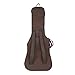 3/4 Size Electric Guitar Case—Durable, Padded, Soft Carrying Gig Bag with Backpack Straps, Mocha by Phitz