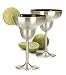RSVP International RITA-2 Endurance Stainless Steel Margarita Glasses Set of 2