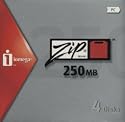 Iomega 250 MB Zip Disk, PC Formatted, New and Factory Sealed
