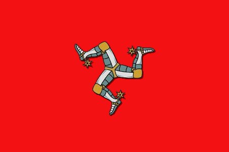 Isle of Man Flag Polyester 3 ft. x 5 ft.