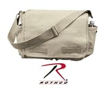 Vintage Khaki Classic Messenger Bag