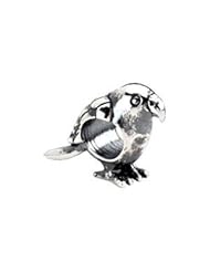 Sterling Silver Kera Silver Parrot Bead Fits Pandora