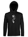 T-Shirt mit Kapuze - Michael Jackson - BAD - Tanz - Schwarz - Herren L